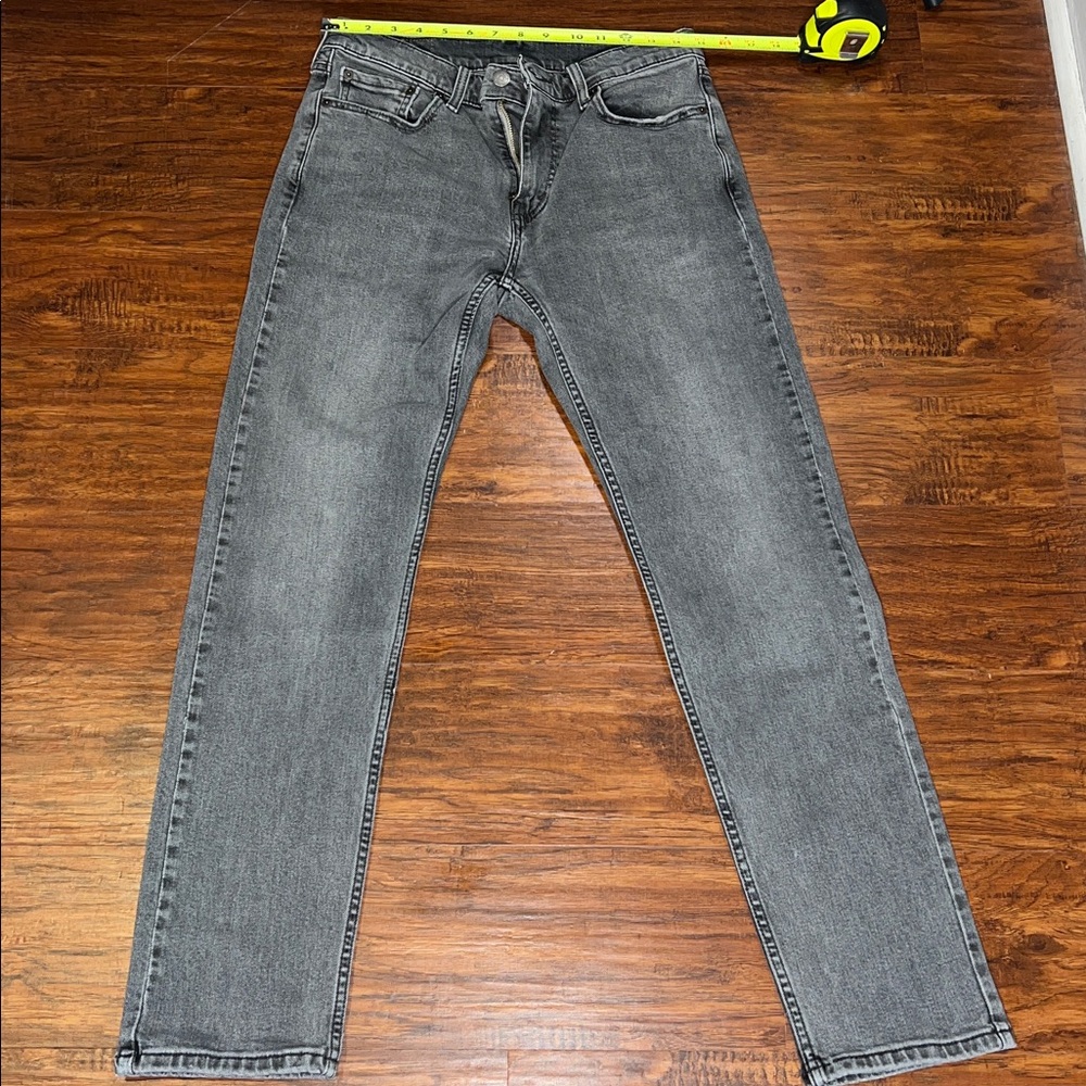 Levi's 502 Straight Leg Charcoal Jeans